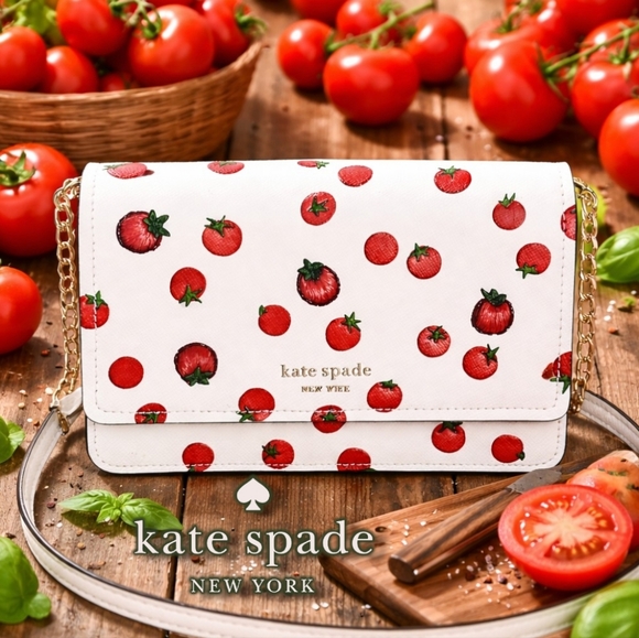 kate spade Handbags - Kate Spade Tomato Dot Bag